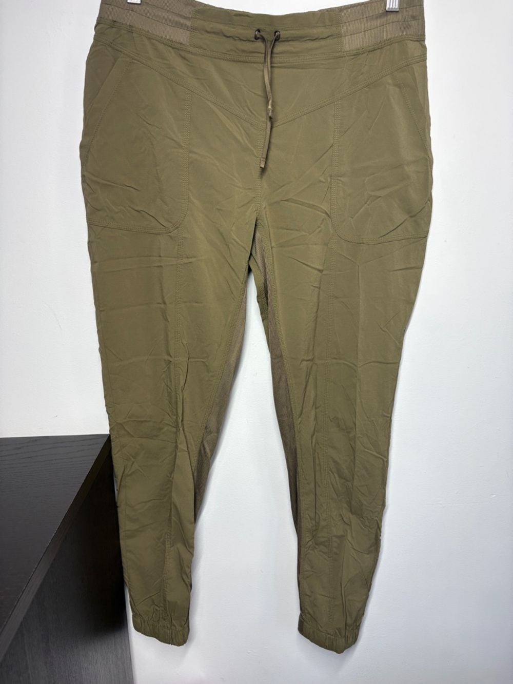 Indyeva Olive Drawstring Jogger Pants - Casual Performance Sweatpants